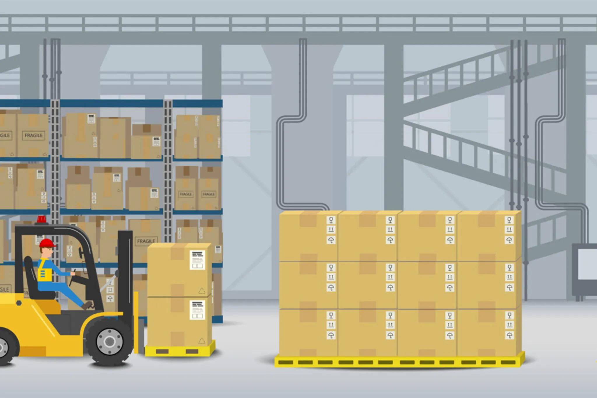 Why is the lift gate service an extra fee for freight delivery